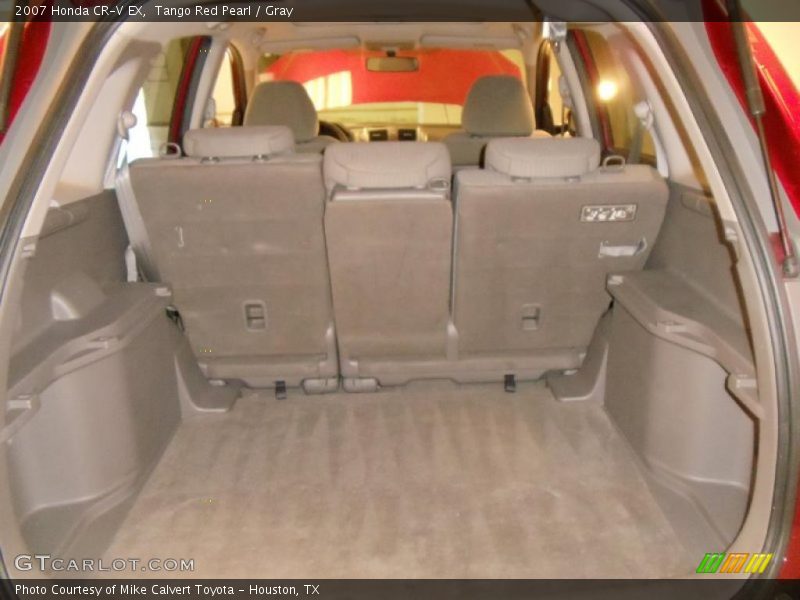 Tango Red Pearl / Gray 2007 Honda CR-V EX