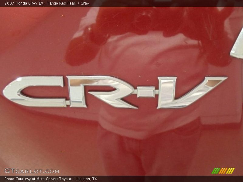 Tango Red Pearl / Gray 2007 Honda CR-V EX