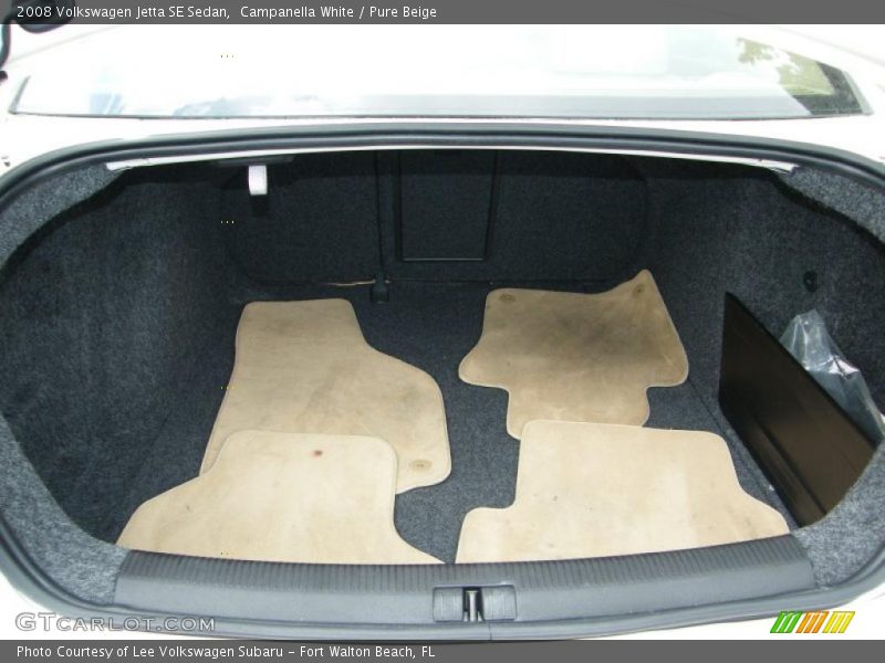 Campanella White / Pure Beige 2008 Volkswagen Jetta SE Sedan
