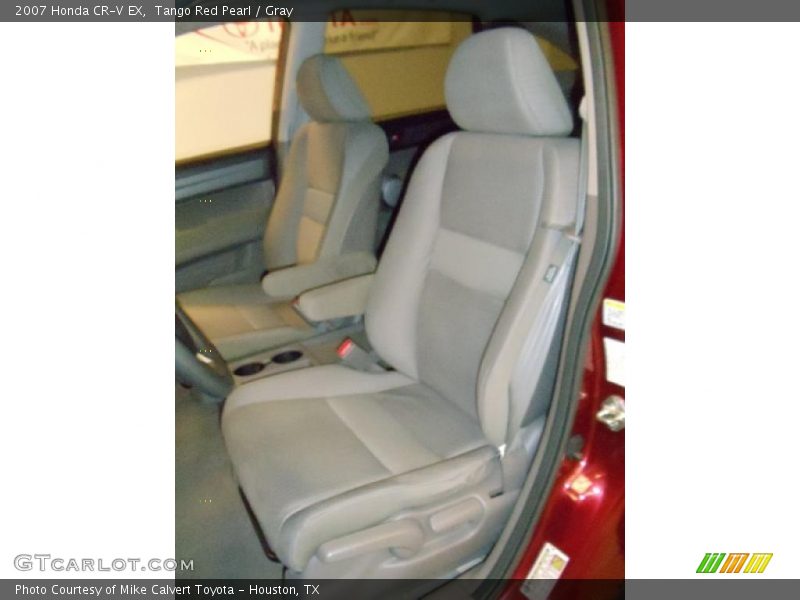 Tango Red Pearl / Gray 2007 Honda CR-V EX