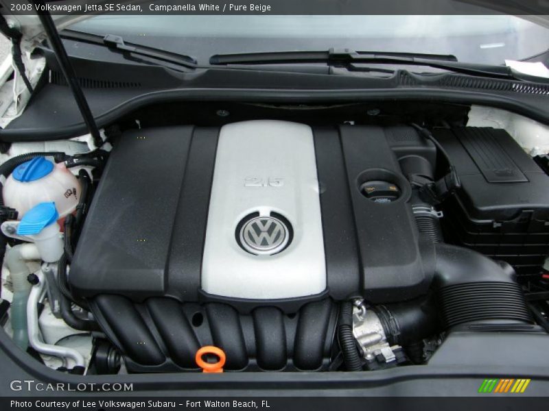 Campanella White / Pure Beige 2008 Volkswagen Jetta SE Sedan