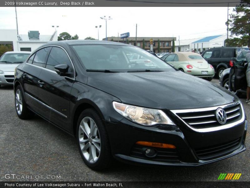 Deep Black / Black 2009 Volkswagen CC Luxury
