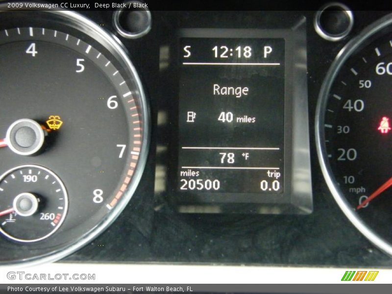 Deep Black / Black 2009 Volkswagen CC Luxury