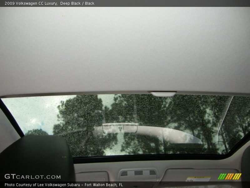 Sunroof of 2009 CC Luxury
