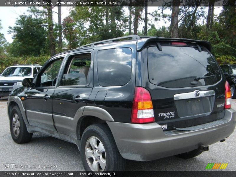 Mystic Black / Medium Pebble Beige 2003 Mazda Tribute ES-V6