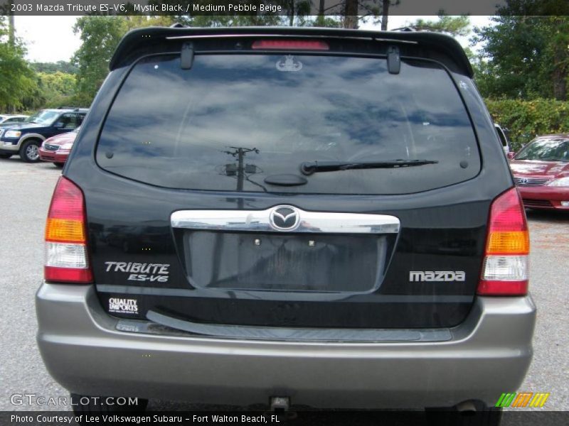 Mystic Black / Medium Pebble Beige 2003 Mazda Tribute ES-V6