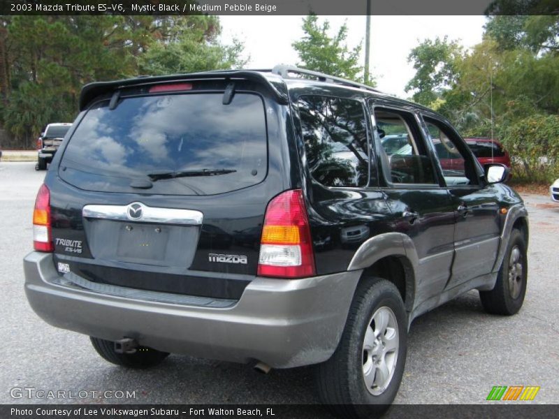 Mystic Black / Medium Pebble Beige 2003 Mazda Tribute ES-V6