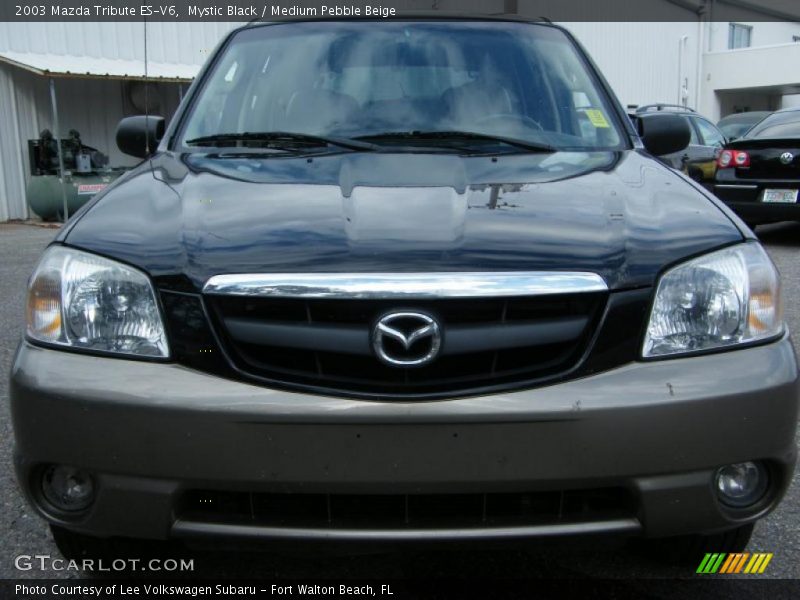 Mystic Black / Medium Pebble Beige 2003 Mazda Tribute ES-V6
