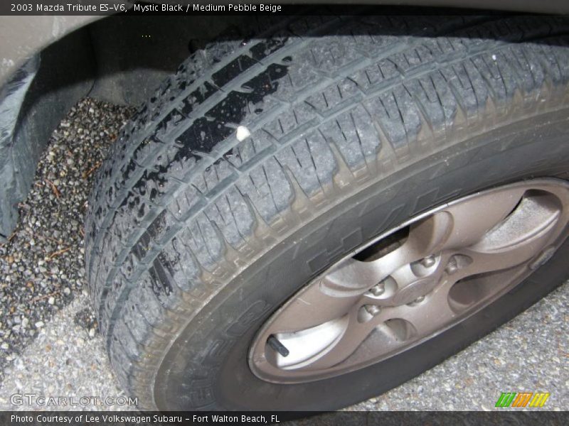 Mystic Black / Medium Pebble Beige 2003 Mazda Tribute ES-V6