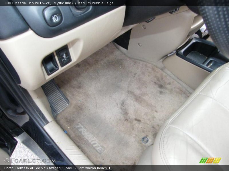 Mystic Black / Medium Pebble Beige 2003 Mazda Tribute ES-V6