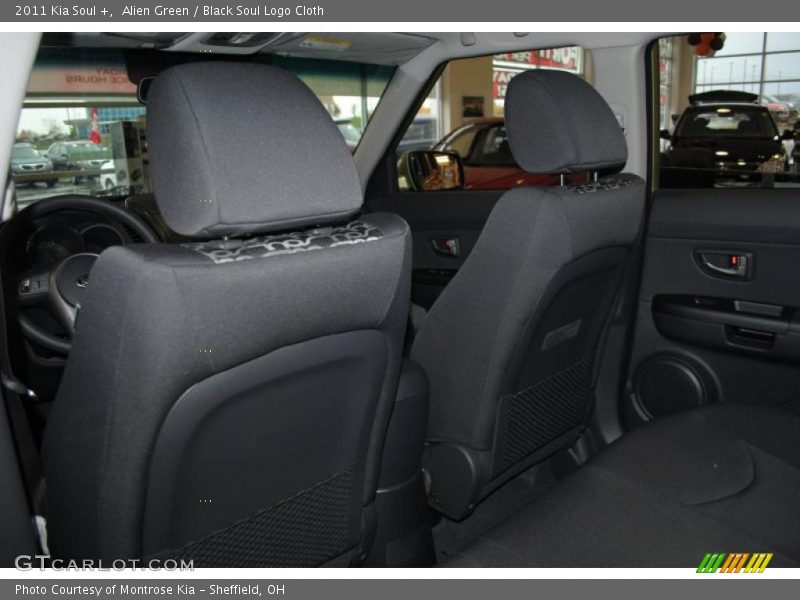 Alien Green / Black Soul Logo Cloth 2011 Kia Soul +