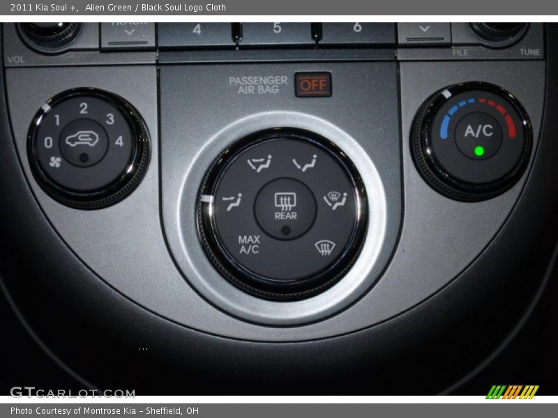Alien Green / Black Soul Logo Cloth 2011 Kia Soul +