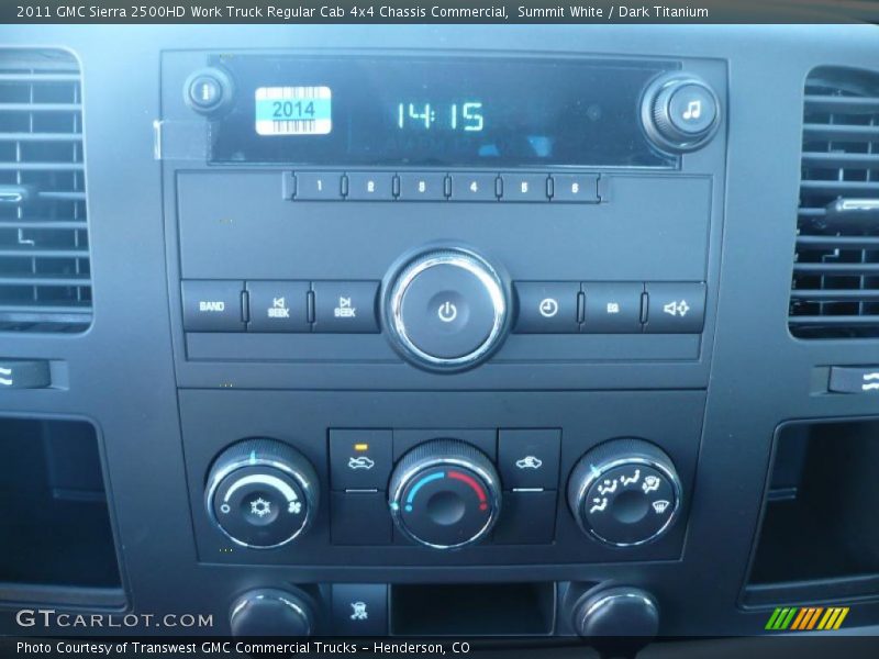 Controls of 2011 Sierra 2500HD Work Truck Regular Cab 4x4 Chassis Commercial