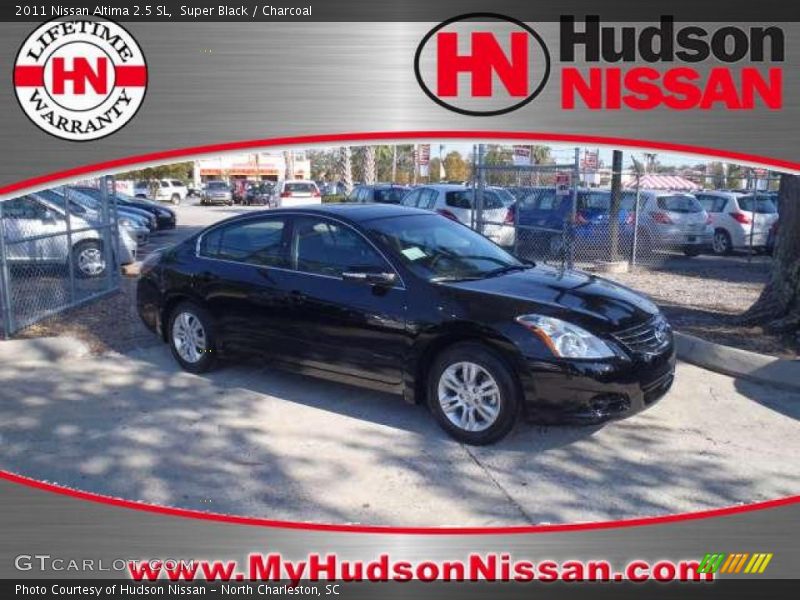 Super Black / Charcoal 2011 Nissan Altima 2.5 SL