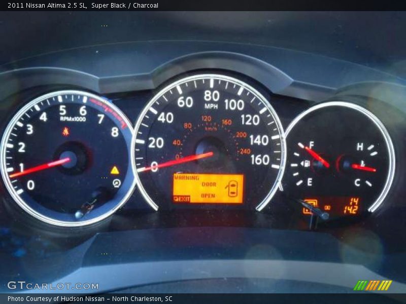 Super Black / Charcoal 2011 Nissan Altima 2.5 SL