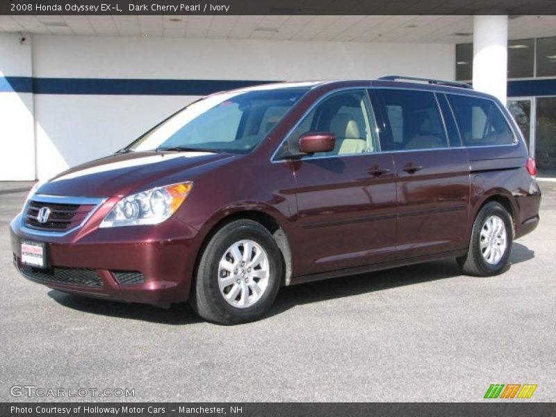 Dark Cherry Pearl / Ivory 2008 Honda Odyssey EX-L