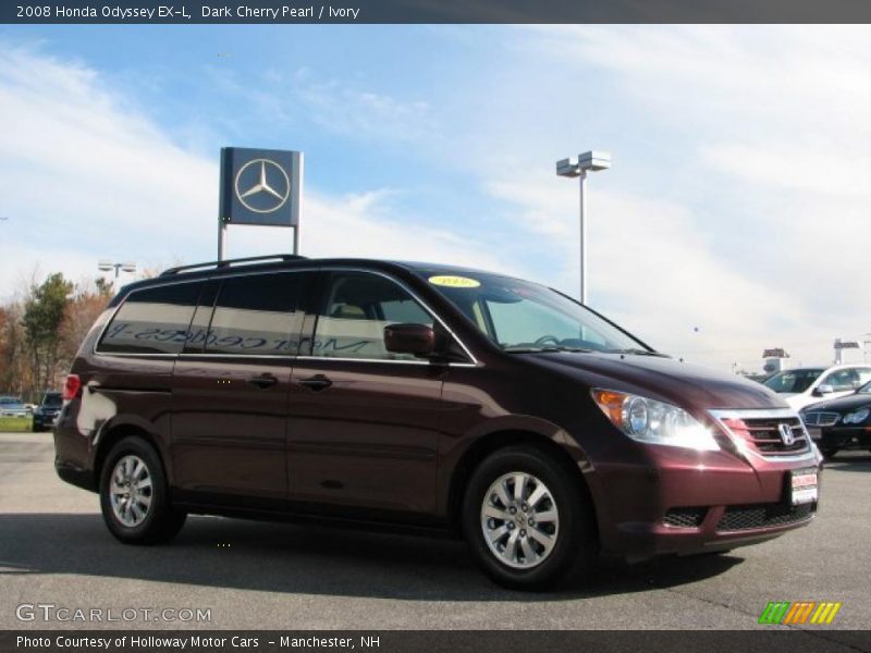Dark Cherry Pearl / Ivory 2008 Honda Odyssey EX-L
