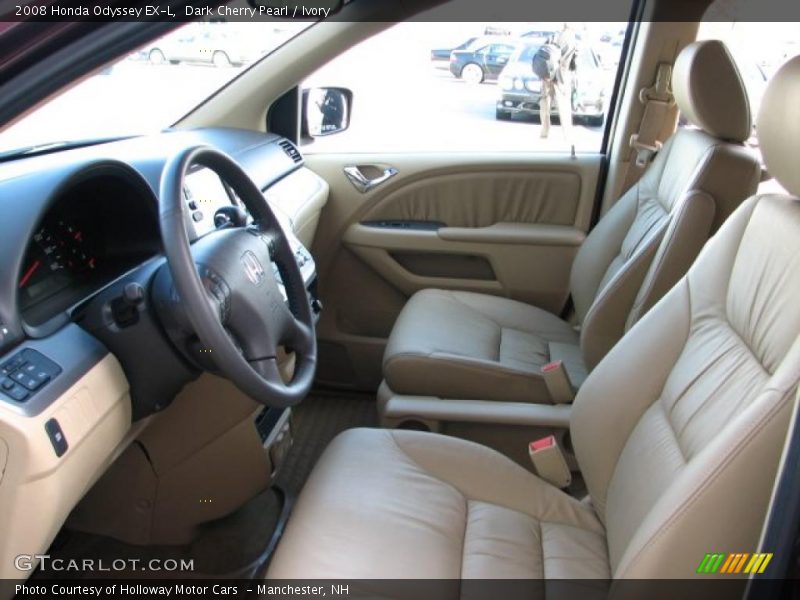 Dark Cherry Pearl / Ivory 2008 Honda Odyssey EX-L