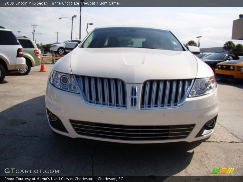 White Chocolate Tri-Coat / Light Camel 2009 Lincoln MKS Sedan
