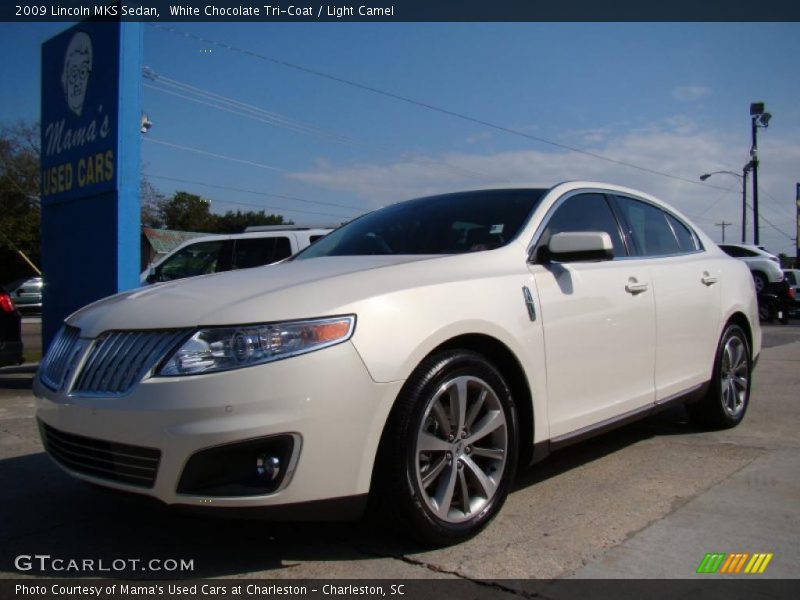 White Chocolate Tri-Coat / Light Camel 2009 Lincoln MKS Sedan