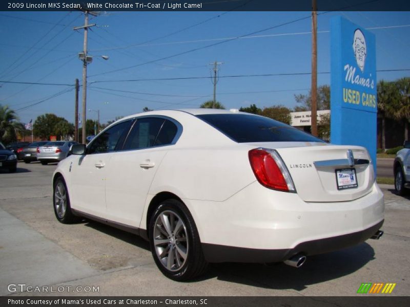 White Chocolate Tri-Coat / Light Camel 2009 Lincoln MKS Sedan