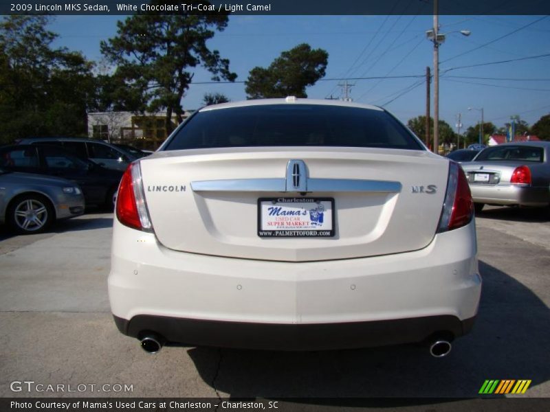 White Chocolate Tri-Coat / Light Camel 2009 Lincoln MKS Sedan