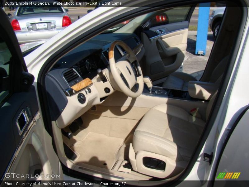 White Chocolate Tri-Coat / Light Camel 2009 Lincoln MKS Sedan