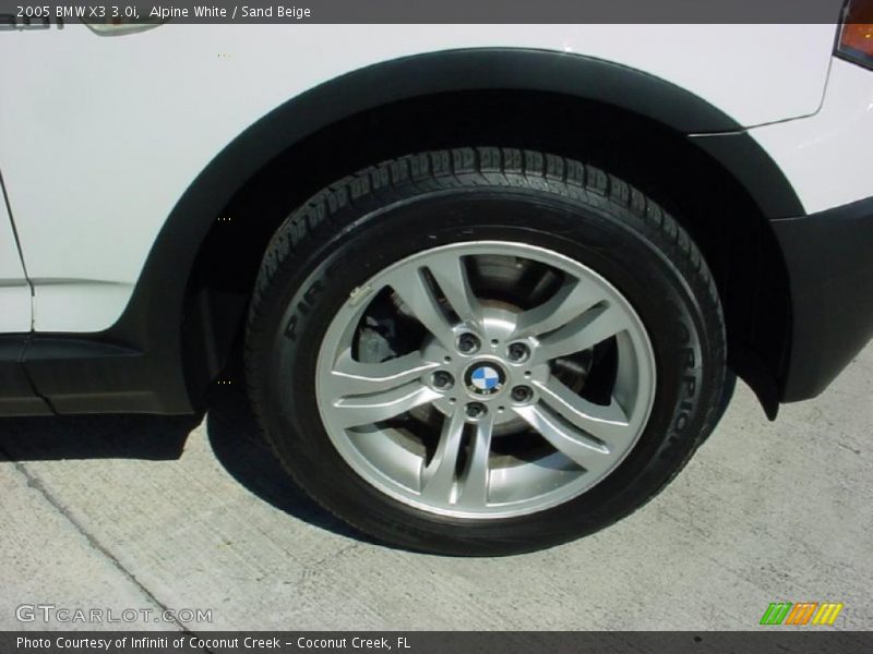 Alpine White / Sand Beige 2005 BMW X3 3.0i