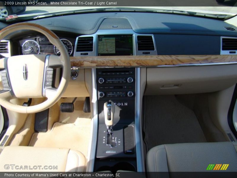 White Chocolate Tri-Coat / Light Camel 2009 Lincoln MKS Sedan