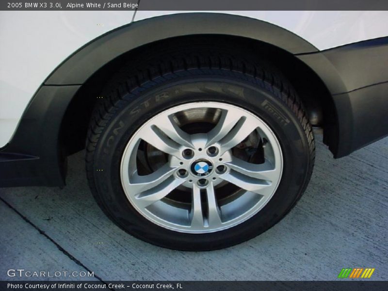 Alpine White / Sand Beige 2005 BMW X3 3.0i