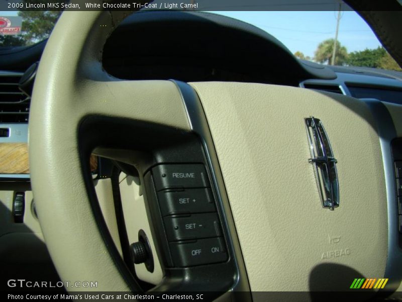 White Chocolate Tri-Coat / Light Camel 2009 Lincoln MKS Sedan