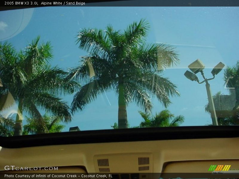 Alpine White / Sand Beige 2005 BMW X3 3.0i
