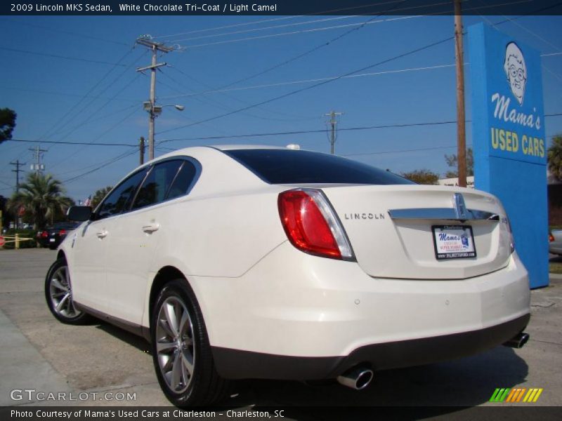 White Chocolate Tri-Coat / Light Camel 2009 Lincoln MKS Sedan