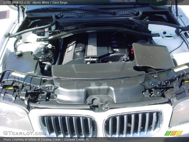 Alpine White / Sand Beige 2005 BMW X3 3.0i