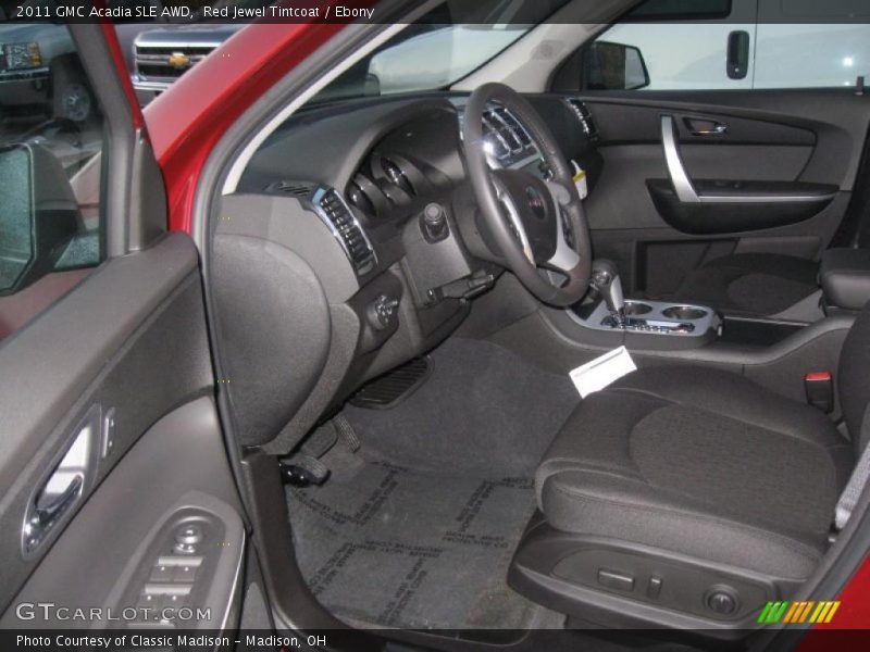  2011 Acadia SLE AWD Ebony Interior