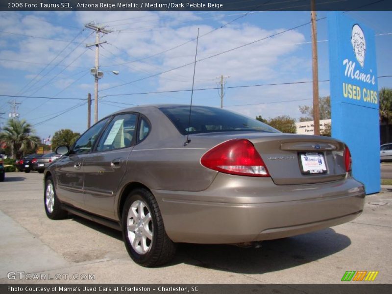 Arizona Beige Metallic / Medium/Dark Pebble Beige 2006 Ford Taurus SEL