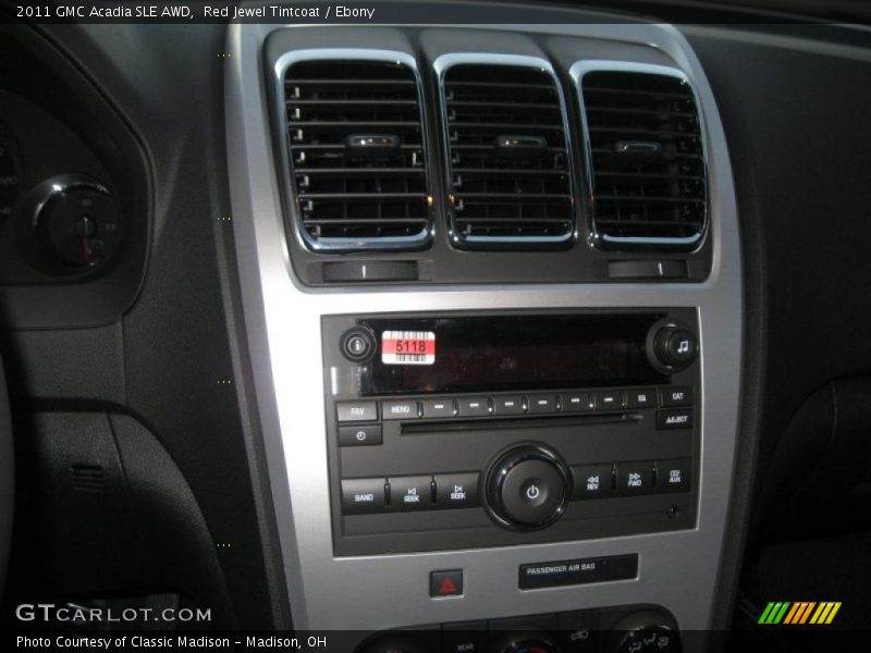 Red Jewel Tintcoat / Ebony 2011 GMC Acadia SLE AWD