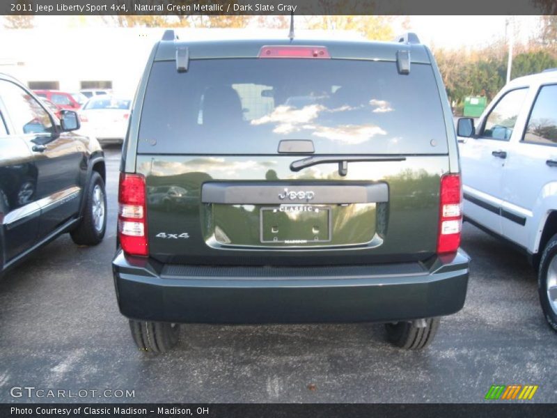 Natural Green Metallic / Dark Slate Gray 2011 Jeep Liberty Sport 4x4