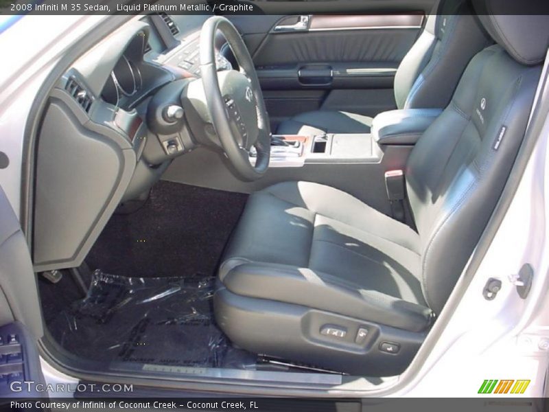 Liquid Platinum Metallic / Graphite 2008 Infiniti M 35 Sedan