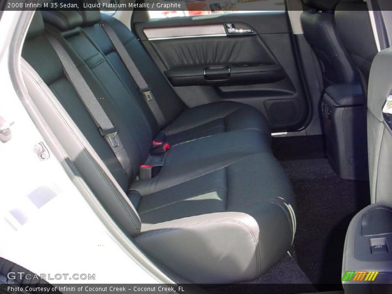Liquid Platinum Metallic / Graphite 2008 Infiniti M 35 Sedan