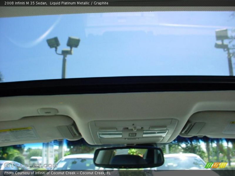 Liquid Platinum Metallic / Graphite 2008 Infiniti M 35 Sedan