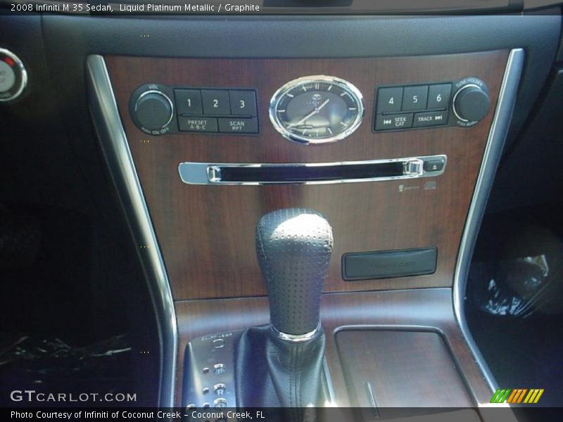Liquid Platinum Metallic / Graphite 2008 Infiniti M 35 Sedan