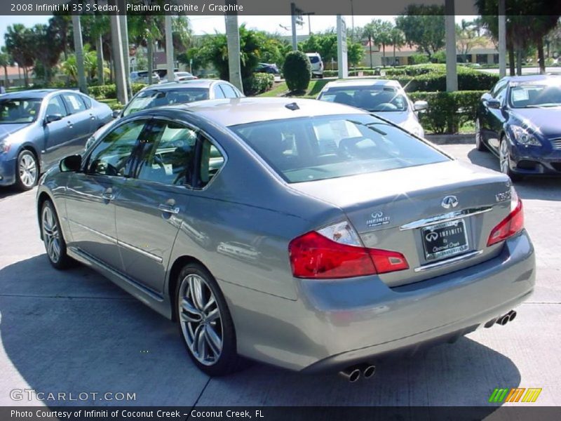 Platinum Graphite / Graphite 2008 Infiniti M 35 S Sedan
