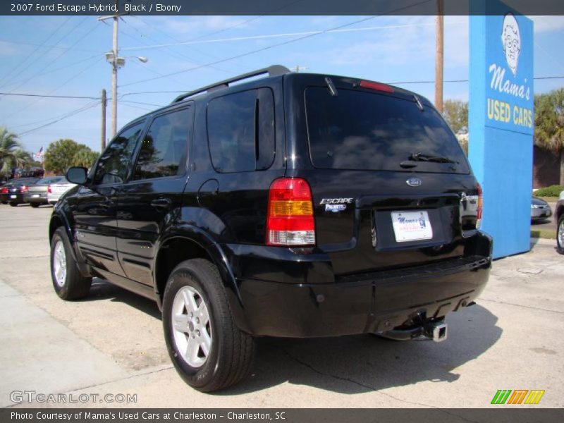 Black / Ebony 2007 Ford Escape Hybrid