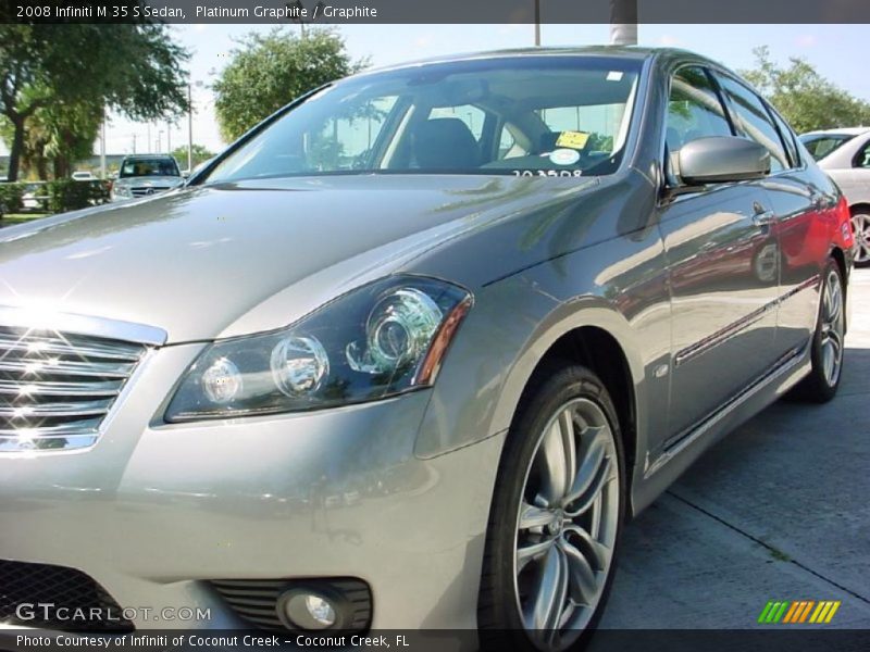 Platinum Graphite / Graphite 2008 Infiniti M 35 S Sedan
