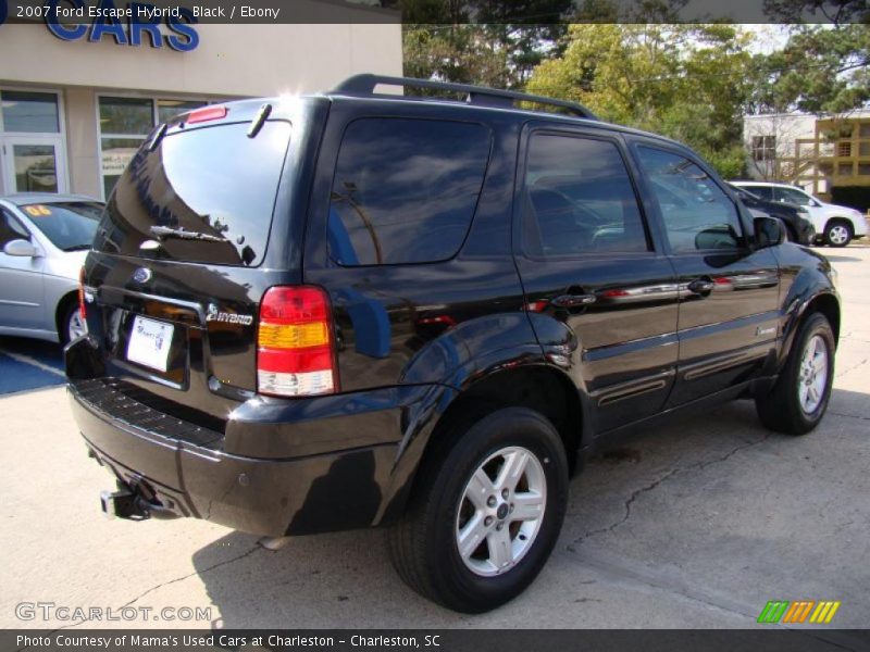 Black / Ebony 2007 Ford Escape Hybrid