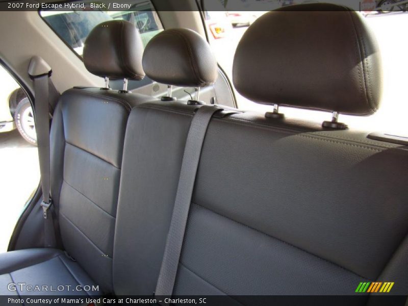  2007 Escape Hybrid Ebony Interior