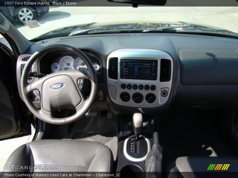 Black / Ebony 2007 Ford Escape Hybrid