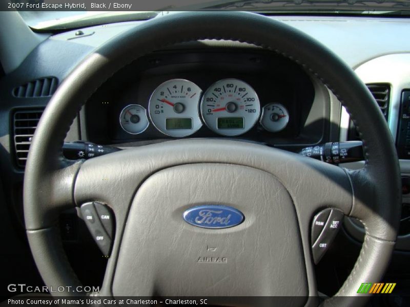 Black / Ebony 2007 Ford Escape Hybrid