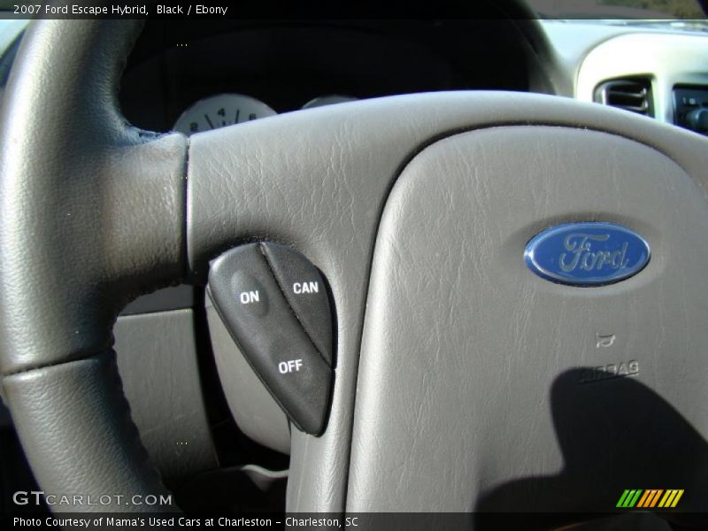 Black / Ebony 2007 Ford Escape Hybrid